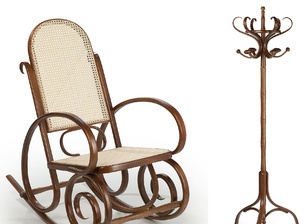  Perchero Estilo Thonet