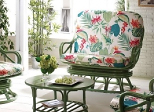  Sofa Bambu Tropical