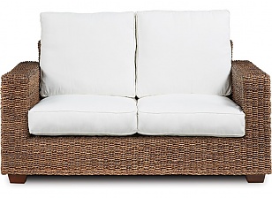 Bamboo Blau Sofa Rattan 2 Plazas Ribadesella