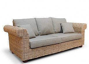 Bamboo Blau Sofa De 3 Plazas Conil