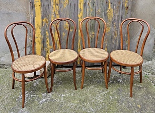  Lote De  Sillas Thonet